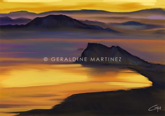 geraldine-martinez GoldenRock-gibraltar-artist