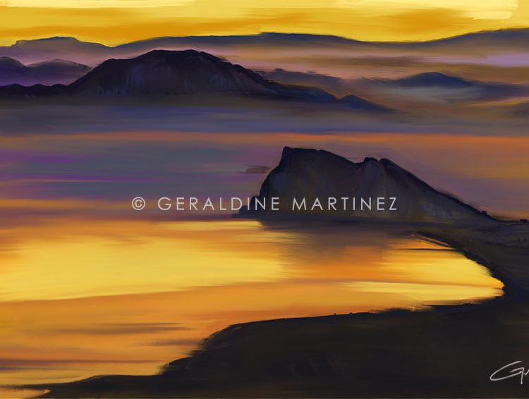 geraldine-martinez GoldenRock-gibraltar-artist