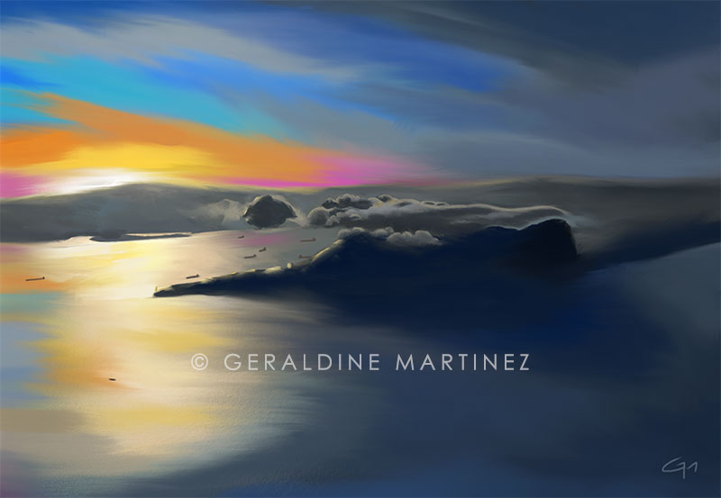 aerial-of-gib-geraldine-martinez-gibraltar-artist