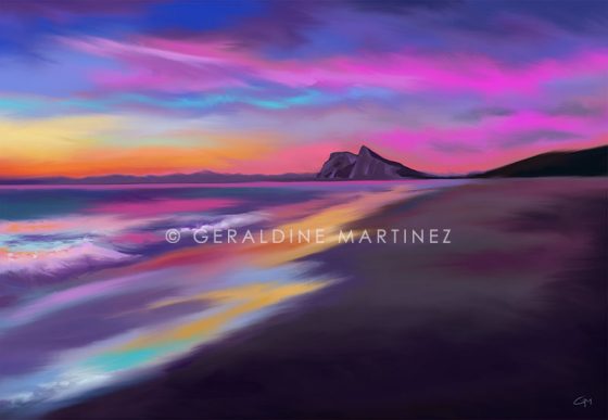 geraldine-martinez-Gibraltar_from_Alcaidesa-ipad-landscape-gibraltar-artist