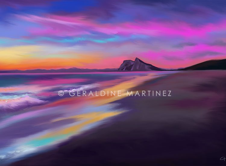 geraldine-martinez-Gibraltar_from_Alcaidesa-ipad-landscape-gibraltar-artist